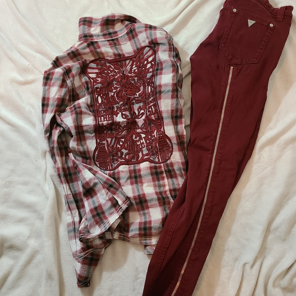 Guess jean Women‘s Sz 29  Stretch Skinny Pants set